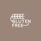 Illustration Logo Set Badge Ingredient Warning Label Icon Gluten Wheat Free