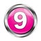 An illustration of a luxurious 3D pink circular button.