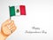 Illustration of Mexico Independence Day Background