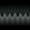 Illustration of multiple waves oscillating or overlapping by many small Digital vertical lines abstr