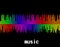 Illustration of music colorful equaliser bar