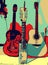 Illustration musical guitar