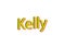 Illustration, name kelly isolated in a white background