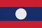 Illustration of the national flag of Laos