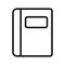 Illustration Notebook Icon For Personal And Commercial Use.