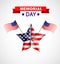 Illustration Patriotic United States of America, USA, vector illustration