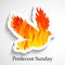 Illustration of Pentecost Sunday background