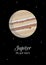 Illustration of planet Jupiter