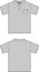 Illustration of Polo shirt / gray