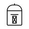 Illustration Postbox Icon For Personal And Commercial Use.