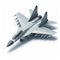 illustration of a protected fighter plane on a white background 8