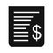 Illustration Receipt Icon For Personal And Commercial Use.