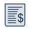 Illustration Receipt Icon For Personal And Commercial Use.