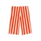 Illustration red striped briefs for men and women