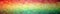 Illustration of red, yelllow and green colorful impasto banner background.