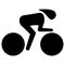 Illustration represents pictogram of sport bike speed, race in the Velodrome