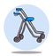 Illustration of a rollator