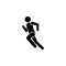 Illustration. Runner icon symbol sign