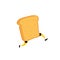 Illustration of a running toaster. Running a piece of bread. Vector. Crunchy character with legs. Icon for the site. Sign, logo fo