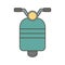Illustration Scooter Icon For Personal And Commercial Use.