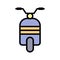 Illustration Scooter Icon For Personal And Commercial Use.