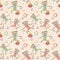 Illustration of seamless pattern with colorful toys monkey backg