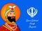 Illustration of Sikh festival Guru Gobind Singh Jayanti background