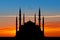 Illustration of silhouette of Istanbul