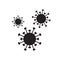 illustration simple corona virus icon