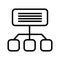 Illustration Sitemap Icon For Personal And Commercial Use.