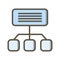 Illustration Sitemap Icon For Personal And Commercial Use.