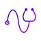 Illustration  Stethoscope Icon For Personal And Commercial Use.