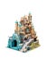 Illustration of tall fairytale style castle on white background