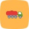 Illustration Tank Truck Icon For Personal And Commercial Use.