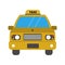 Illustration Taxi Icon For Personal And Commercial Use.