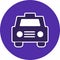 Illustration Taxi Icon For Personal And Commercial Use.