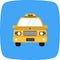 Illustration Taxi Icon For Personal And Commercial Use.