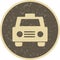 Illustration Taxi Icon For Personal And Commercial Use.