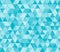 Illustration teal triangle pattern background that is seamless