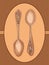 Illustration of teaspoons.
