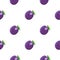 Illustration on theme big colored seamless purple plum