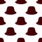 Illustration on theme colored pattern hats panama