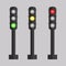 illustration of three traffic lights