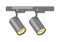 Illustration of track lighting. Electrical lighting equipment. Industrial or business image. Icon for website and shop.