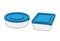 It is an illustration of Tupperware storage container.