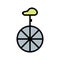 Illustration Unicycle Icon For Personal And Commercial Use.