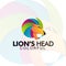 Illustration Vector colorful lion`s head logo Design Template.