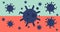 Illustration Vector graphic of background themed viruses, Suitable for backgrund websites and social media themed viruses