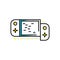 Illustration vector graphic of  GamePad Icon