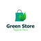 Illustration Vector Graphic of Green Store Logo